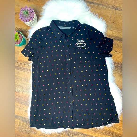 Harley Davidson Casual Button Up - Picture 1 of 6